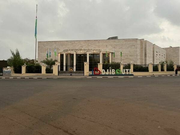 A government building in Djibouti during a site inspection
